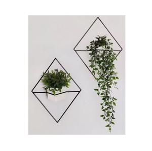 Jardinière suspendue jaune design vintage Pots de fleurs à affichage intérieur Jardinières en métal de qualité supérieure parfaites pour vos besoins de jardinage - Product Image 5