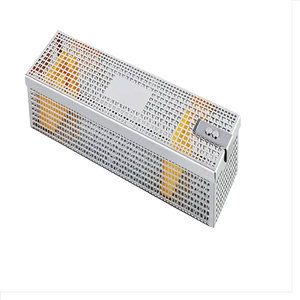 Plateaux en maille avec couvercle 250x170x70mm Plateau en maille en acier inoxydable pour utilisation pendant le lavage, la stérilisation et le transport - Product Image 3