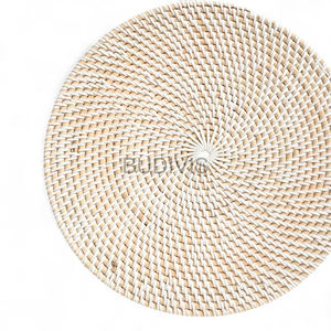 Wholesale Chic Natural Rattan Coasters Essential Kitchen Accessories for Drinks - Product Image 4