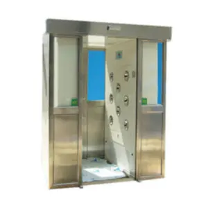 Two-wing Air Shower-Revolving Door Automatic control system Customized order used in industries contact to get reasonable price