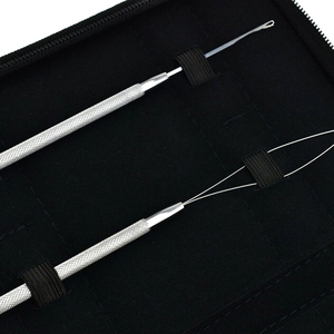 เครื่องมือต่อผมคุณภาพสูง คีมหนีบผม คีมสำหรับไมโครลิงค์ คีมสำหรับไมโครริงและลูกปัด ชุดคีมต่อผมปี 2024 - Product Image 3