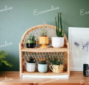 Wholesale Price Bamboo 2 Tier Kitchen Storage Shelf Organizer Elegant Bamboo Storage <b>Rack</b> - Product Image 2