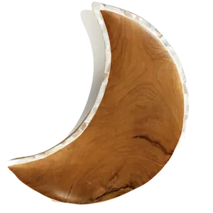 Bandeja redonda de madera para fregona al por mayor con tapa para uso doméstico para servir chocolate durante el EID y el Ramadán, material de perlas acrílicas hecho en Vietnam - Product Image 6