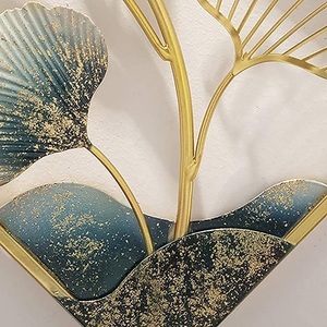 Décoration murale en métal doré avec cadre suspendu, design moderne de cerf, qualité supérieure, décoration de salon à bas prix - Product Image 5