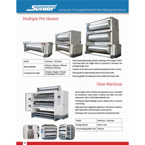 Ligne de production de feuilles d'emballage industrielle automatique pour carton ondulé 5 plis, meilleur prix - Product Image 3