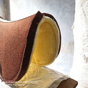 Gran oferta, almohadilla de fieltro de lana para montar a caballo occidental hecha a medida, fabricante indio, forro polar de poliéster de piel de oveja alto - Product Image 2