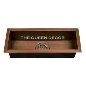 Bassin en métal au design martelé en cuivre antique avec poignée en cuivre de qualité supérieure pour le visage et le lavage des mains. - Product Image 4