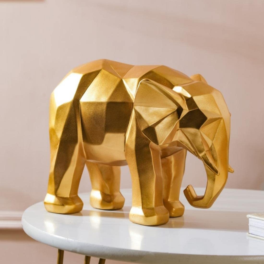 Gold Elephant Sculpture Royal Showpiece Living Room Interior office Home Decor Luxury Model Gift Items Export · image 2