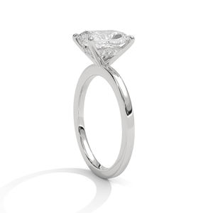 Anillo de oro sólido amarillo de 18 quilates con corte radiante certificado IGI, nuevo anillo de compromiso cultivado en laboratorio de moda de la India con piedra principal de diamante - Product Image 3