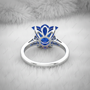 ไอเดียของขวัญคริสต์มาสสุดพิเศษ แหวนเพชรดีไซน์ดอกทิวลิปสีน้ำเงิน สำหรับคุณพ่อ คุณแม่ ภรรยา ของขวัญสุดพิเศษไม่ซ้ำใคร ราคาไม่เกิน 50 สำหรับปี 2026 - Product Image 3