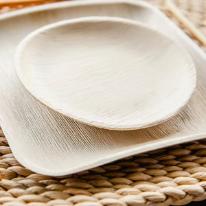 Vaisselle en feuilles de palmier naturelles, assiettes et bols jetables, solution durable pour la restauration, meilleur prix, approvisionnement au Vietnam - Product Image 1