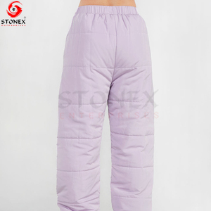Pantalon d'hiver décontracté tendance en toile premium rembourrée, 100 % polyester écologique, style streetwear, avec cordon de serrage – Grande vente - Product Image 3