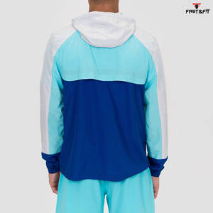 Conjunto de Chaqueta corta cortavientos de dos piezas personalizado de verano 2025 más vendido, chándal cortavientos para hombre, conjunto corto con logotipo personalizado - Product Image 4