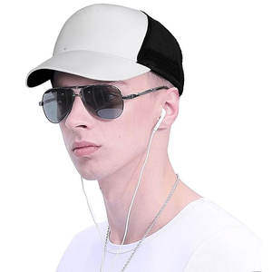 2025 haute qualité en gros classique personnalisé concevoir votre propre logo de broderie 3d 5 panneaux maille casquettes de camionneur chapeaux hommes - Product Image 3