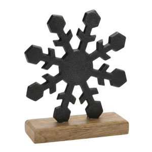 High Quality Metal <b>Christmas</b> <b>Tree</b> With Mango Wood Base Brass Finish Set Of 2 Modern Tabletop Decorations Elegant Festive Decor - Product Image 5