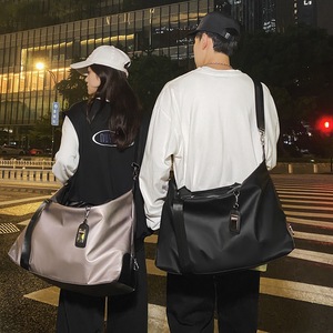 Custom Logo Women Canvas Gym Fitness Duffel <b>Bag</b> <b>Travel</b> Tote <b>Shoes</b> Compartment Weekender Overnight Tote Large Capacity <b>Travel</b> <b>Bag</b> - Product Image 2