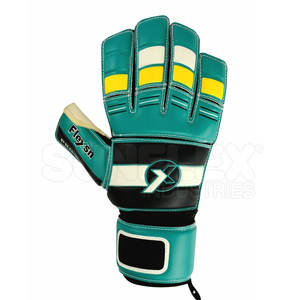 Guantes de portero OEM personalizables de alta calidad de Pakistán hechos con cuero para adultos con su propio logotipo - Product Image 3