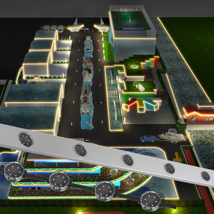 Hot bán RGB 40 mét 24V <span class=keywords><strong>LED</strong></span> <span class=keywords><strong>Pixel</strong></span> Lights trắng đỏ màu xanh lá cây-ngoài trời trang trí nội thất nhôm theo dõi pixels - Product Image 3