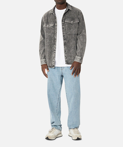 Trending Zipper Modern Wear Winter Special <b>Denim</b> Leather Shirt <b>Jacket</b> Fashiobnable Modern Fit Winter Casualwear Stylish <b>Jacket</b> - Product Image 3