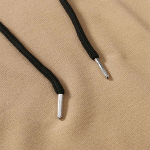 เสื้อฮู้ดผู้ชายเปลี่ยนสีขอบใหม่ทำจากผ้าฝ้ายขนแกะ100% เป็นมิตรกับสิ่งแวดล้อมกำหนดโลโก้ได้ตามต้องการ2026 - Product Image 4