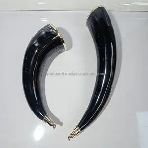 เขาควายขัดเงาแบบวินเทจ เขาดื่มไวน์สไตล์ไวกิ้ง ทำด้วยมือจากเขาควายธรรมชาติ สำหรับชาวไวกิ้ง - Product Image 5