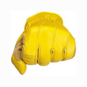 Guantes de Cuero Vacuno Genuino Vintage para Hombre, para Montar a Caballo, Trabajo al Aire Libre, Conductores, Motociclistas, con Diseño de Parche de Cuero Vacuno en la Palma, Estilo Pakistaní - Product Image 2
