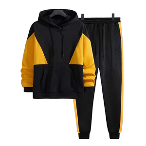 Chándales para hombre, ropa personalizada, fabricante de trajes de lana, Sudadera con capucha a la moda, pantalones, conjunto de 2 piezas, pantalones, chándales informales para hombre - Product Image 1