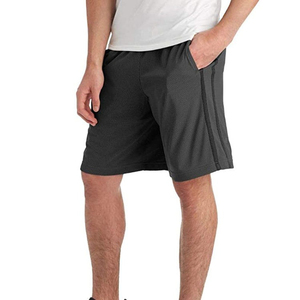 Shorts de sport en toile pour hommes Nouveaux designs Course à pied Fitness Style décontracté Solide Taille haute élastique Séchage rapide Poches Prix bas - Product Image 1