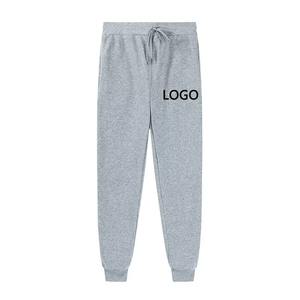 Pantalones deportivos personalizados para hombres y mujeres, pantalones largos de entrenamiento con estampado personalizado para correr, bolsillo en la cintura con cordón, estilo informal - Product Image 2
