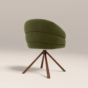 เก้าอี้รับประทานอาหารแบบหมุนได้ SINTERIOR FRANKIE SWIVEL CARVER - Product Image 4