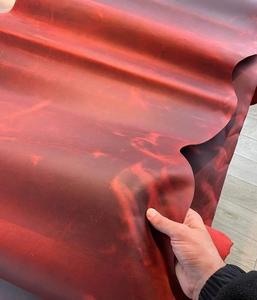 Cuir de cheval fou teint à l'huile personnalisé de couleurs assorties pour les fabricants de revues et les concepteurs de sacs pour la revente - Product Image 6