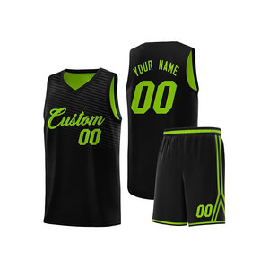 Vêtements de sport de basket-ball respirants de haute qualité pour hommes, plus les options de taille avec ensemble d'uniformes imprimés du Pakistan - Product Image 1