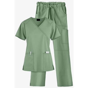 Enfermera atlética para mujer Scrubs Joggers Spandex médico Scrubs uniforme para ropa de trabajo de hospital - Product Image 6