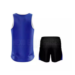 Contraste de couleur meilleure vente uniforme d'athlétisme fabrication professionnelle uniforme d'athlétisme - Product Image 2