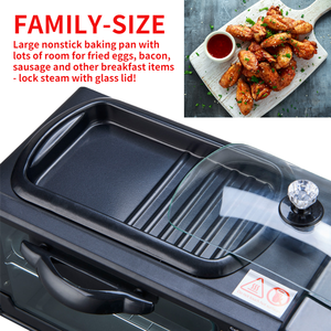 Máquina para Hacer Omelettes 3 en 1 Multifuncional, Máquina para Hacer Desayunos, Máquina para Hacer Sándwiches - Product Image 3