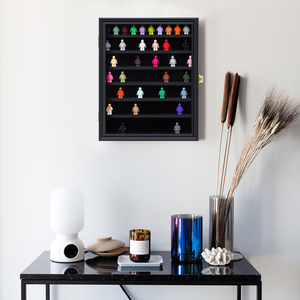 Iheipye 2026 Mini vitrine pour figurines d'<span class=keywords><strong>action</strong></span>, grande taille, noire, à fixer au mur, <span class=keywords><strong>cadre</strong></span> photo pour collection de figurines miniatures, décoration - Product Image 1