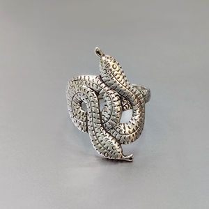 Trendy 4.3 Grams <b>Plain</b> <b>Silver</b> <b>Ring</b> Resizable Geometric Inlay Stylish Modern Religious Classic Style 6mm Plated Perfect Gift - Product Image 1