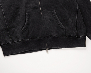 Sudadera con Capucha de Alta Calidad para Hombre, de Spandex/Poliéster, con Cremallera, Diseño Personalizado, Bordado, Antibolitas, Ecológica, 420g, Ropa de Invierno - Product Image 6