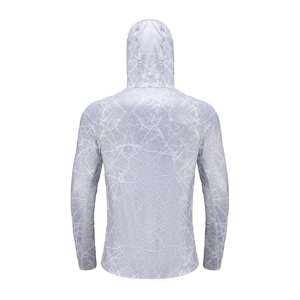 เสื้อตกปลามีฮู้ดของผู้ชายเสื้อ100% โพลีเอสเตอร์ป้องกันรังสี UV แห้งเร็วเสื้อตกปลาแบบ UPF50ีเอสเตอร์สำหรับผู้ใหญ่ - Product Image 5