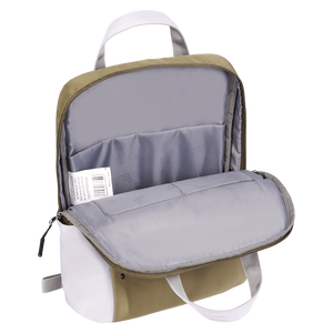 กระเป๋าเป้แล็ปท็อป PE วินเทจสไตล์มินิมอลปรับแต่งได้มีซิปปิดด้านบนที่ชื่นชอบสำหรับใช้เดินทางกลางแจ้งไปโรงเรียน - Product Image 6