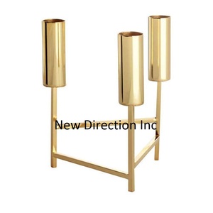 Support de bâton de bougie gravé à la main haut de gamme pour mariage et décoration de la maison support votif de bougie en métal décoratif - Product Image 3