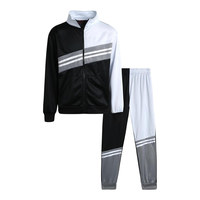 Survêtements d'hiver imprimés pour enfants, qualité supérieure, faible MOQ, demi-zip, poches kangourou, polyester/coton, unisexe