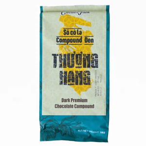 Dark Premium Compound Chocolate Block High Quality HALAL <b>Ingredient</b> for Bakery Confectionery Industries OEM/ODM 1KG Good Price - Product Image 1