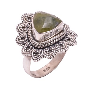 มาใหม่ขายส่งซัพพลายเออร์เครื่องประดับอัญมณีธรรมชาติ925แหวนเงินสเตอร์ลิงแหวนเงินอินเดียผู้ผลิต - Product Image 1