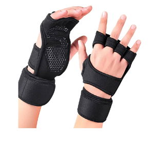 Gants de sport et de fitness antidérapants conçus avec une protection de la paume pour la musculation, l'entraînement de force et les entraînements complets du corps - Product Image 3