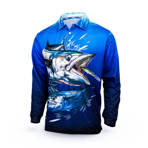 Camisetas Polo de Torneo de Secado Rápido Personalizadas al por Mayor, Camisetas de Pesca Lisas de Manga Larga con Sublimación, Opciones de Tallas Grandes - Product Image 4