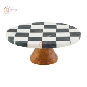 High Quality Customized Wedding Party Table Cup <b>Cake</b> Display Flower Decor Romantic Theme Chess Design Round Shape <b>Cake</b> <b>Stand</b> - Product Image 6