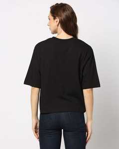 Camiseta de Mujer al por Mayor del Mejor Fabricante de Pakistán, Camiseta Holgada de Manga Corta, Camiseta Deportiva Cuadrada - Product Image 3