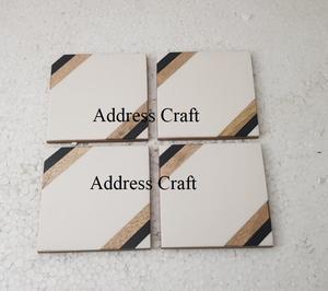 Creative Design Natural <b>Wood</b> and Resin Decorative Tea Coaster for Luxury Home Hotel Restaurant Tableware Mats and Pads Coasters - Product Image 4