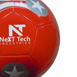 Ballon d'entraînement de football en matériau PU à des fins d'entraînement avec conception personnalisée et logo personnalisé par Next Tech Industries - Product Image 4